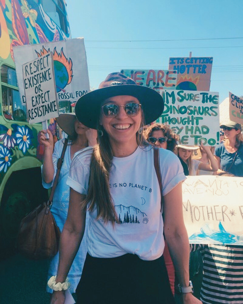 Ash at Climate Strikes - Shift homepage
